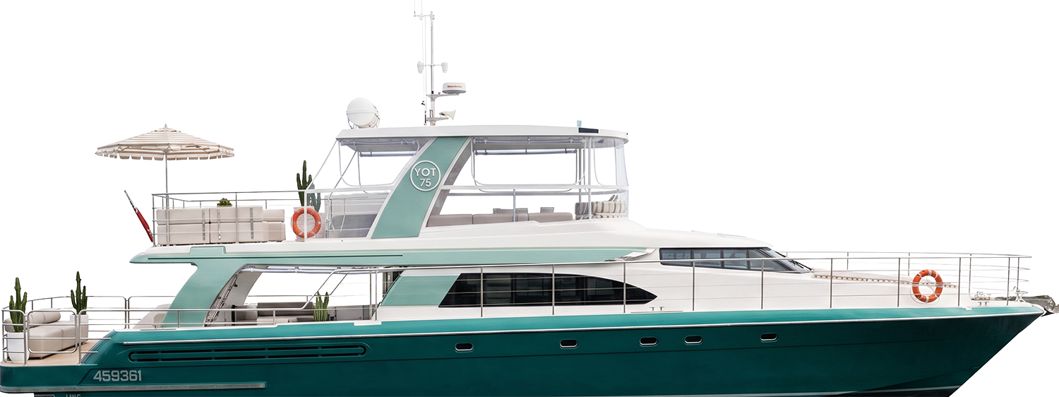 YOT 75 side profile